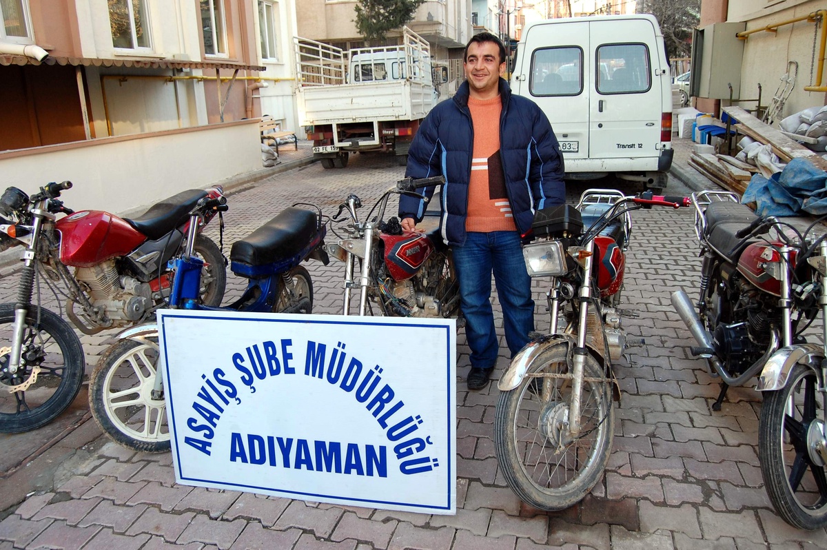 5 Adet Çalıntı Motosiklet Ele Geçirildi