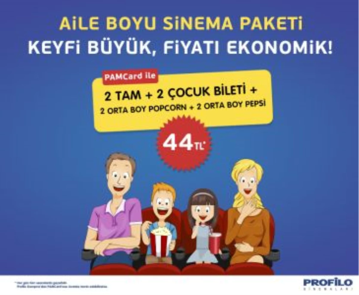 En Hesaplı Film Keyfi Profilo Sinemaları\'nda