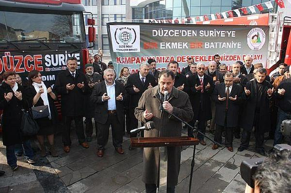 Düzce\'den Suriye\'ye 7 Tır Dolusu Yardım