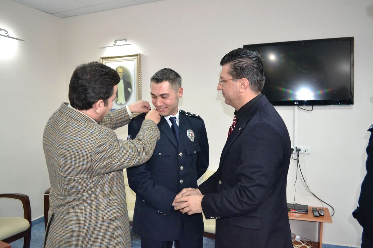 Emniyet Müdürlüğünde Terfi Töreni