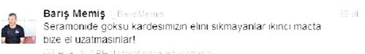 Maçta El Sıkma Polemiği
