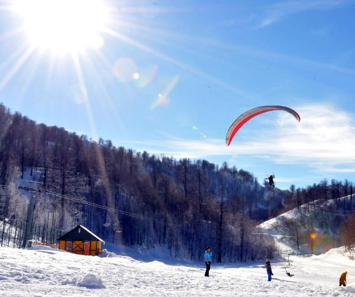 Kartepe\'de Kar Kalınlığı 2 Metreye Ulaştı