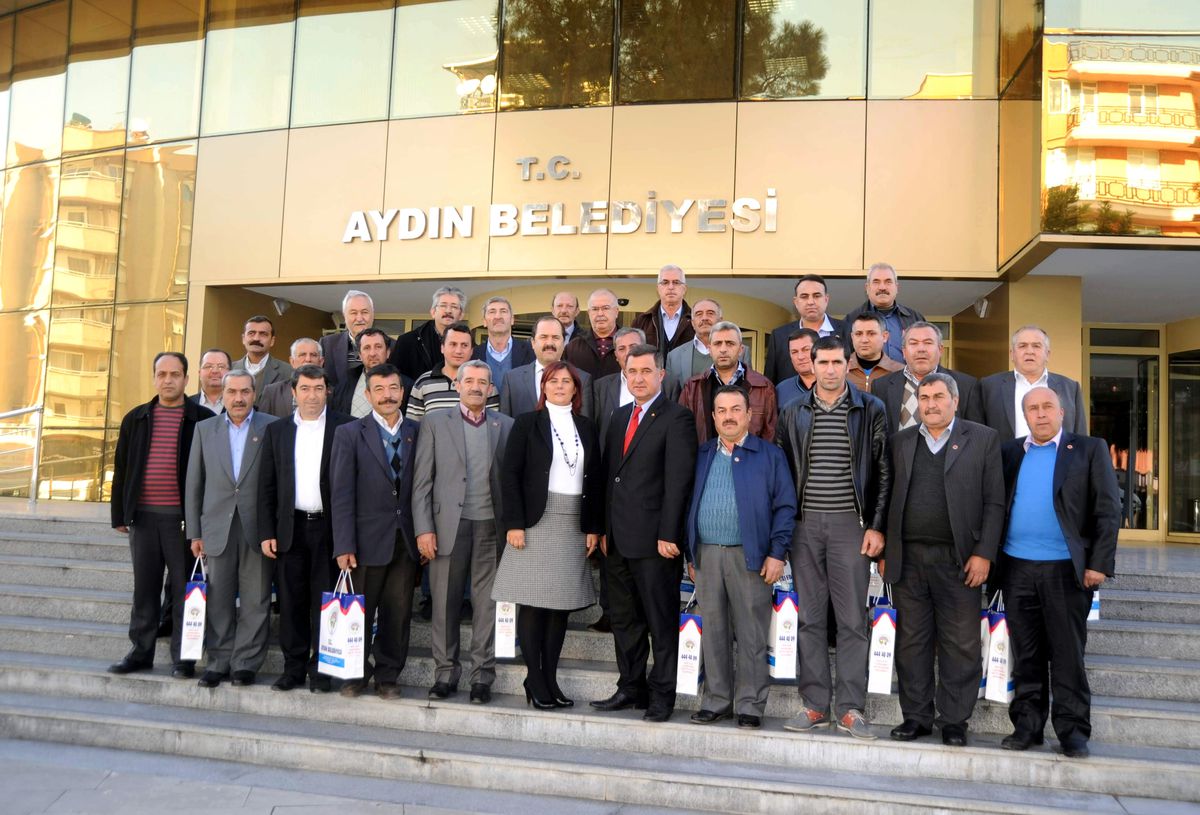 Köy Muhtarlarından Başkan Çerçioğlu\'na Ziyaret
