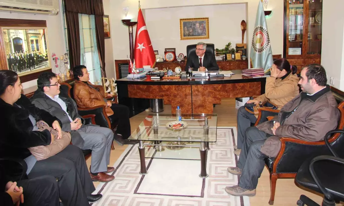 Önadım Medya Grubu'ndan, Başkan Çağlayan'a Ziyaret