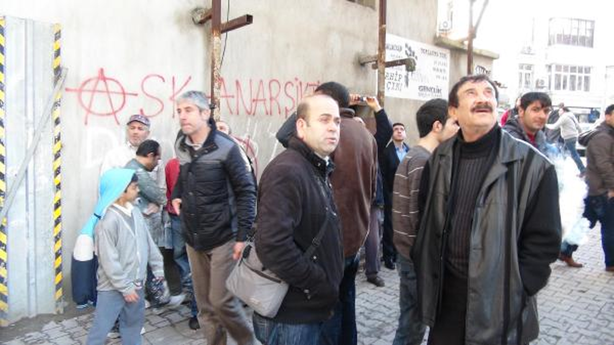 Taksim\'de Korkutan Yangın