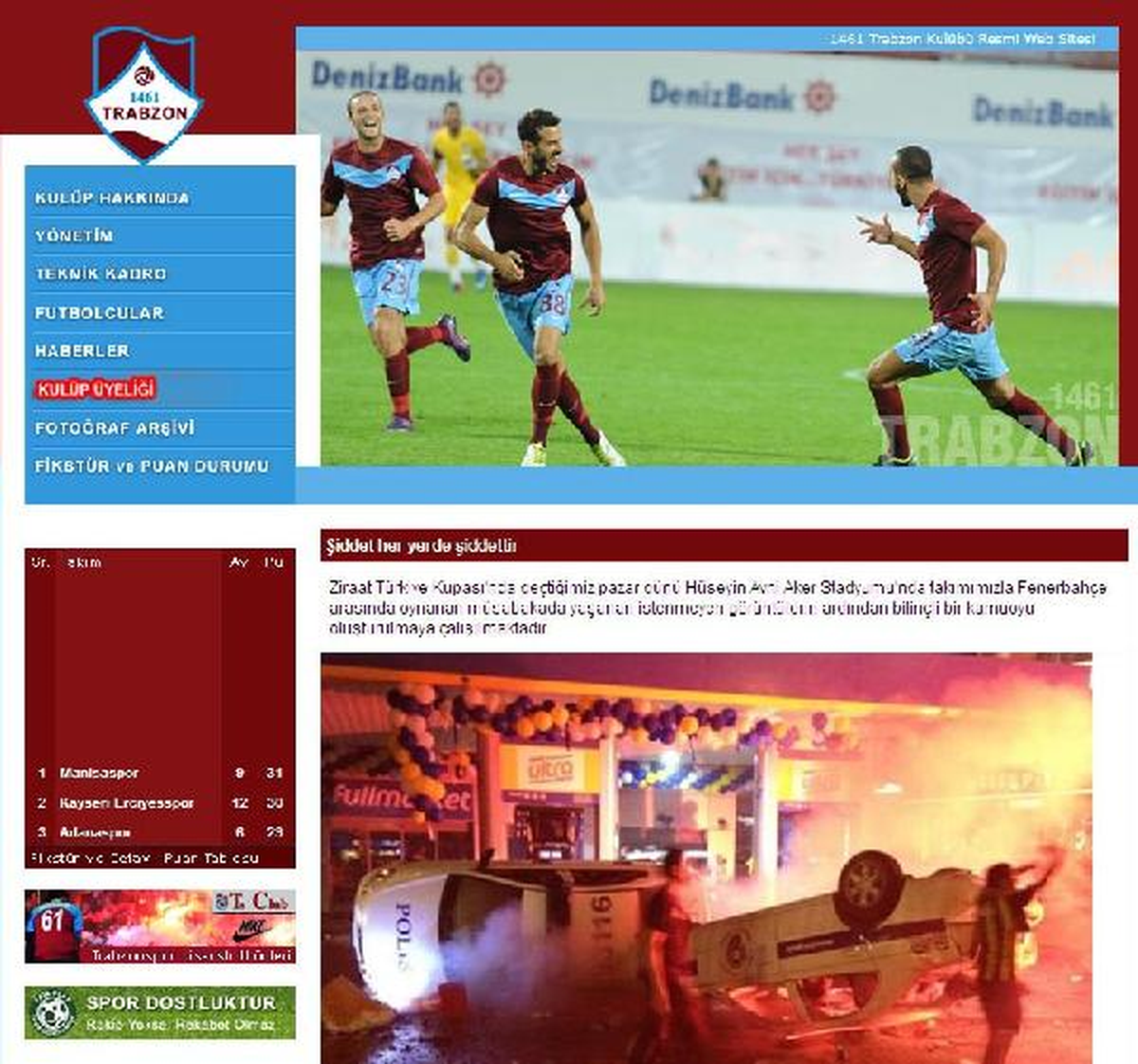 1461 Trabzon\'dan Fenerbahçe\'ye Fotoğraflı Cevap