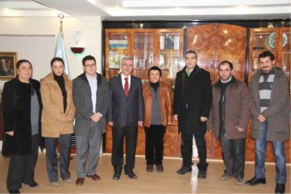 Av. Cavit Çağlayan'a Makamında Ziyaret