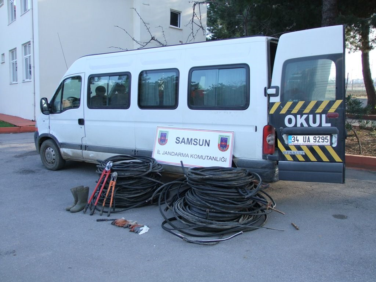 Bafra\'da Kablo ve Kömür Hırsızlığı