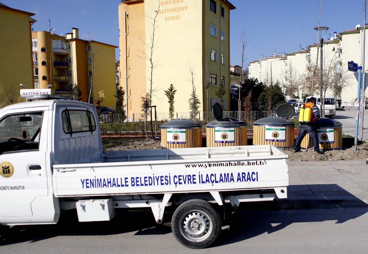 Batıkent\'te Çöpler Yer Altına İndi