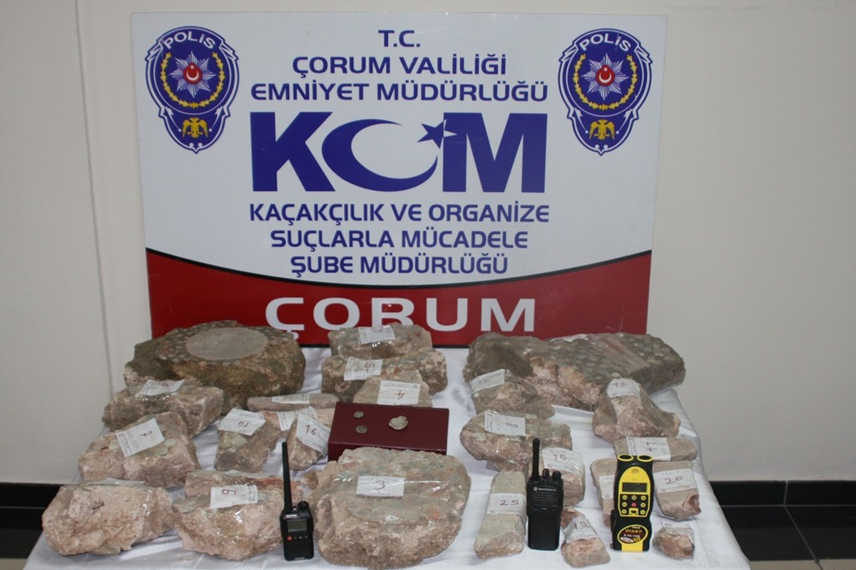 Çorum\'da Tarihi Eser Operasyonu