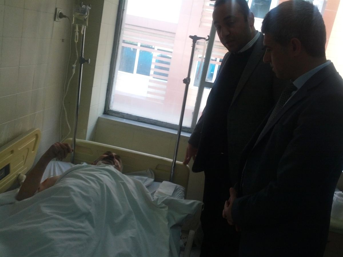 Eroğlu, Göçükte Yaralanan İşçileri Ziyaret Etti