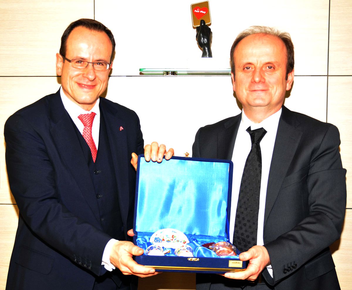 Mehmet Baykan, Avusturya Ticaret Müsteşarı Konstantin Bekos ile Görüştü