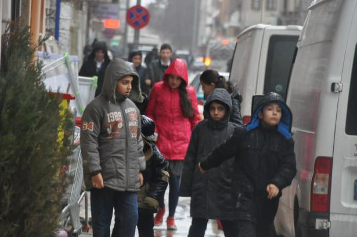 Edirne\'de Sağanak