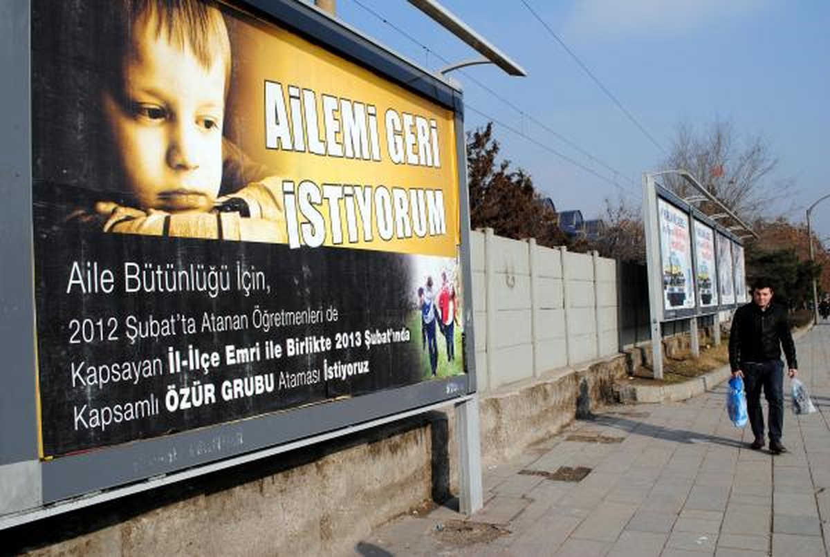 Eş Durumu Mağduru Öğretmenler, İlanla Seslerini Duyurmaya Çalıştı