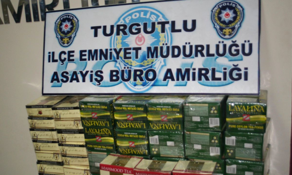 Manisa\'da 147 Paket Kaçak Çay Ele Geçirildi