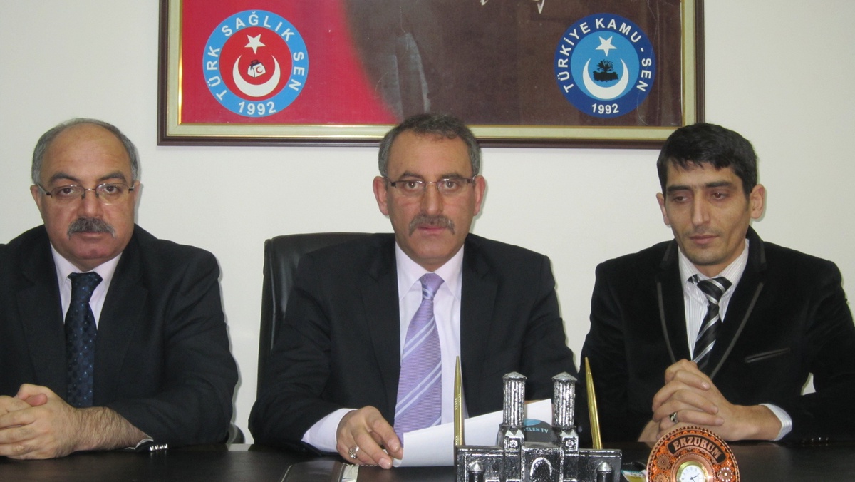 Türk Sağlık Sen Erzurum Şube Başkanı Kenan Karaçam Açıklaması