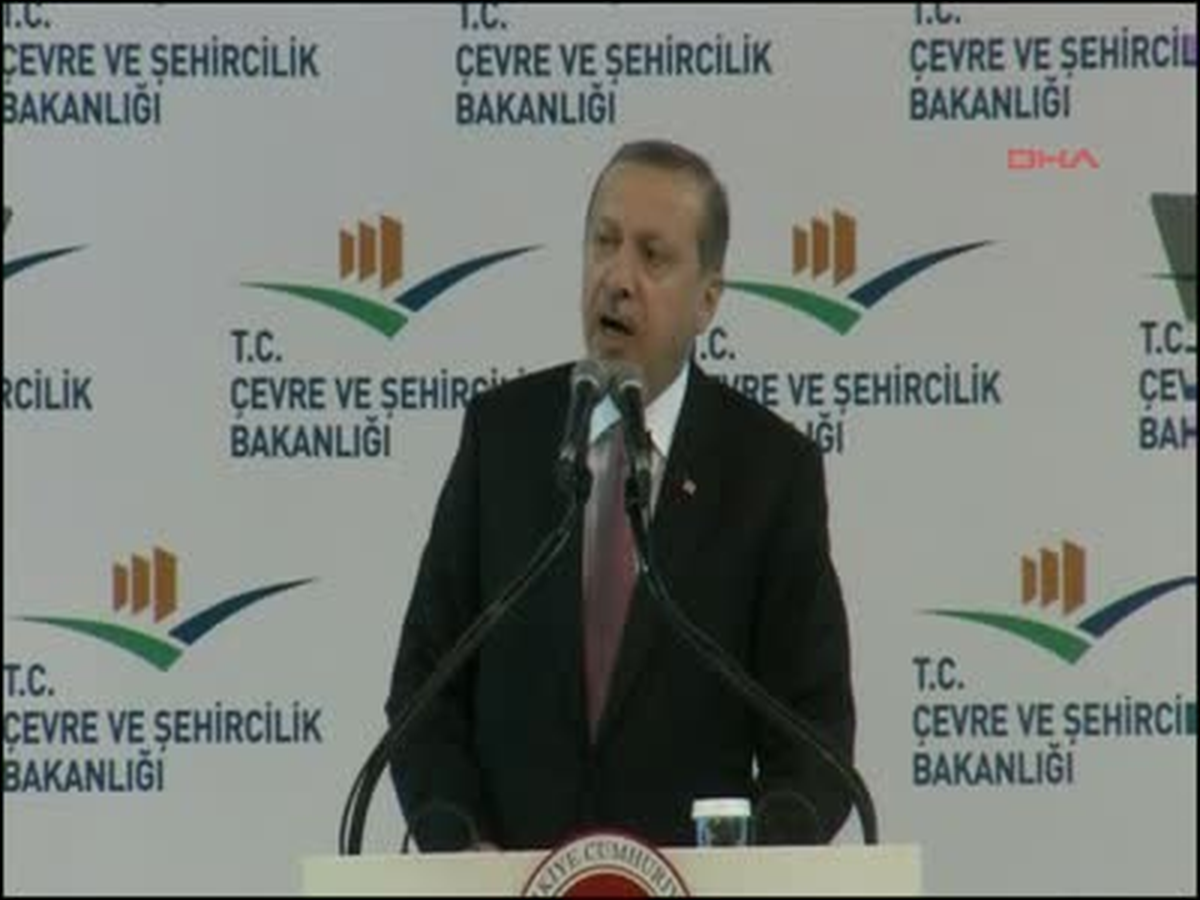 Çevre Yatırımları Açılışında Konuştu