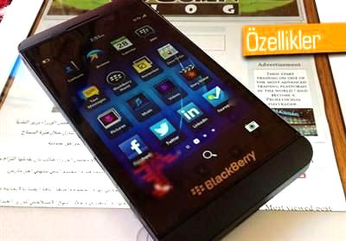 Blackberry Z10\'nun Özellikleri Kesinleşti