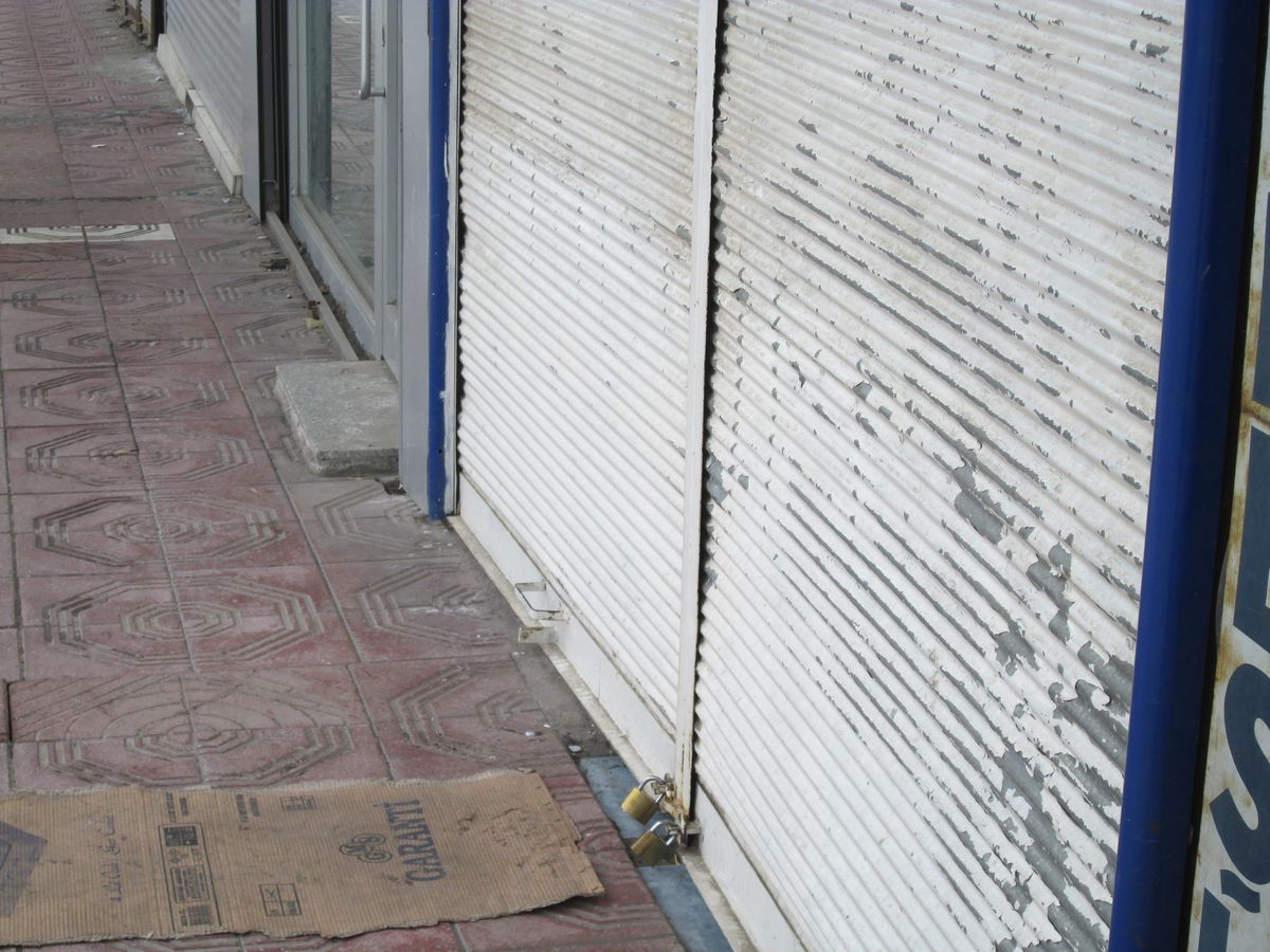 Bulanık\'ta Kepenk Kapatma Eylemi