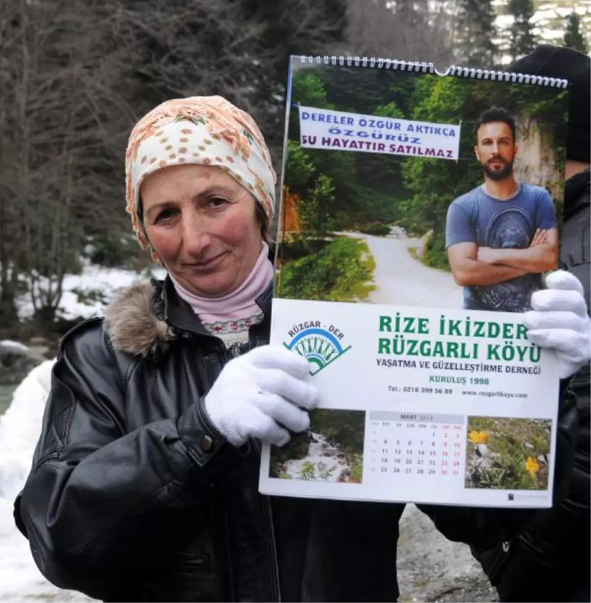 Hes Mücadelesine Destek Veren Tarkan, Köyünün Takviminde