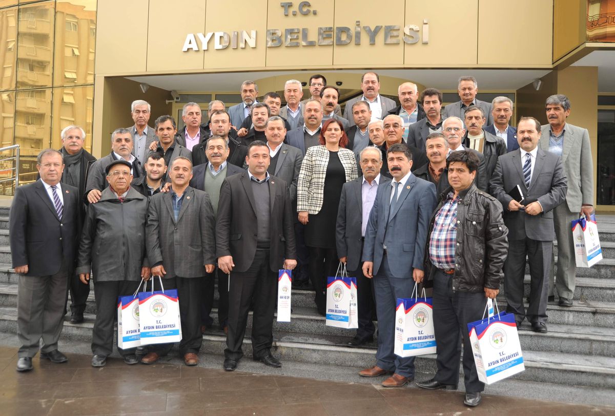 Köy Muhtarlarından Başkan Çerçioğlu\'na Ziyaret