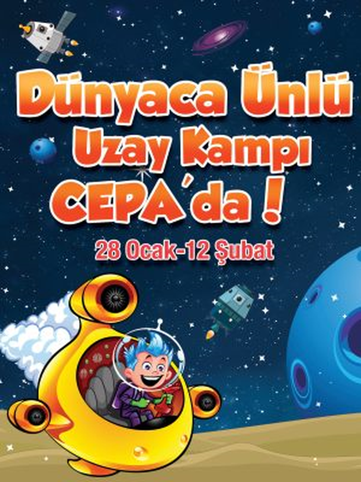 Minikler Uzayı Eğlenerek Keşfedecekler!