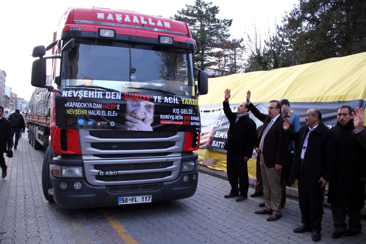 Nevşehir\'den Suriye\'ye 24 Ton Patates