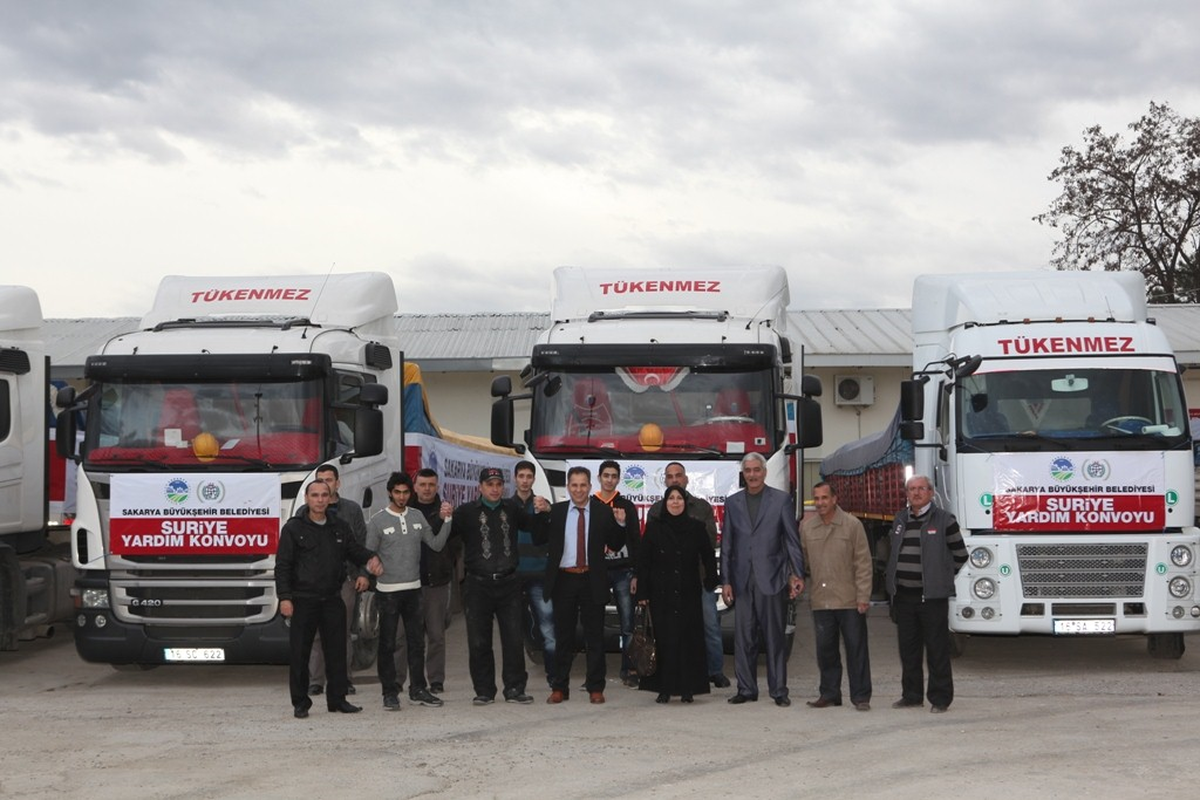 Sakarya Büyükşehir Belediyesinden Suriye\'ye Yardım