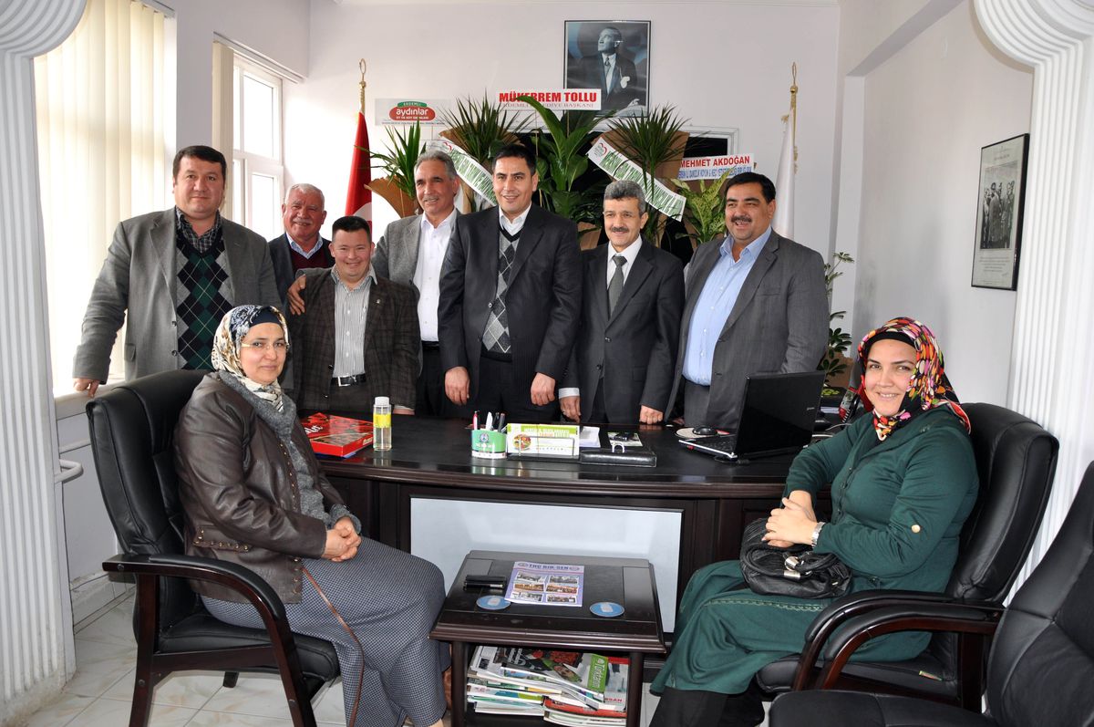 AK Parti Erdemli İlçe Yönetiminden Türker\'e Ziyaret