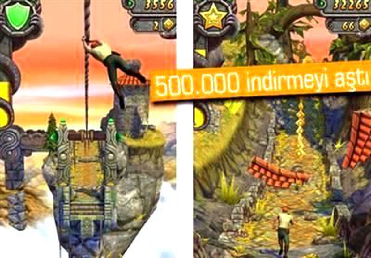 App Store\'da Temple Run 2 Rüzgarı Esiyor