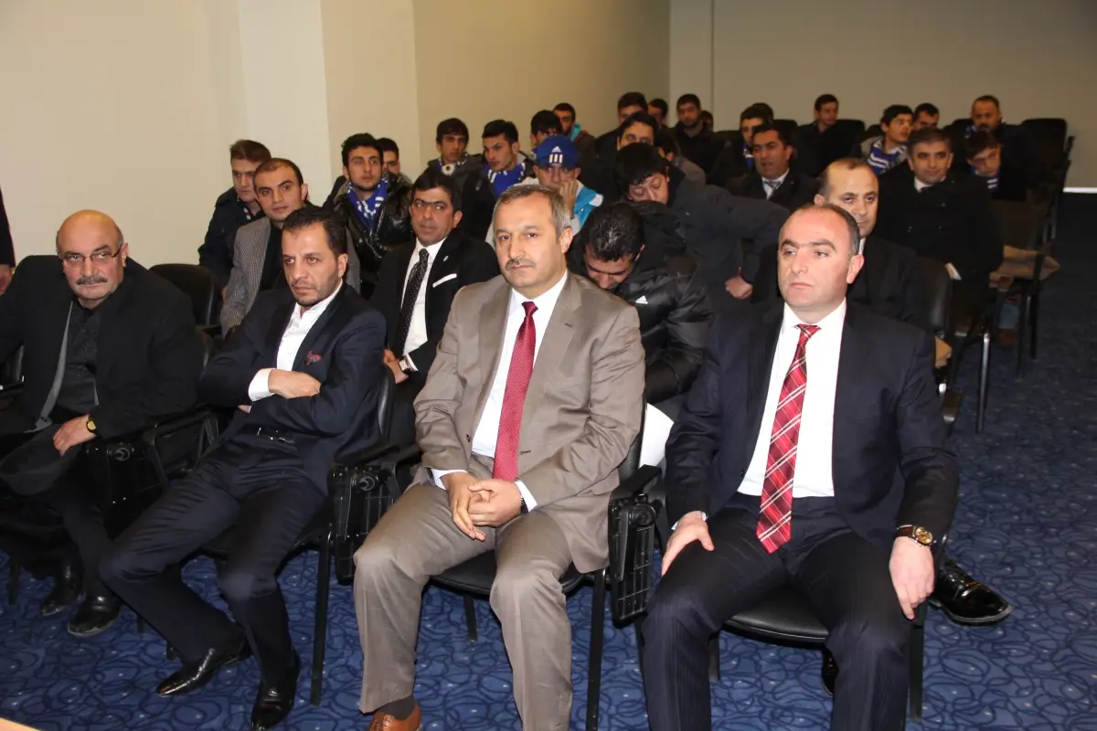 Erzurum Büyükşehır Beledıyesıspor Başkanı Saim Özakalın Güven Tazeledi