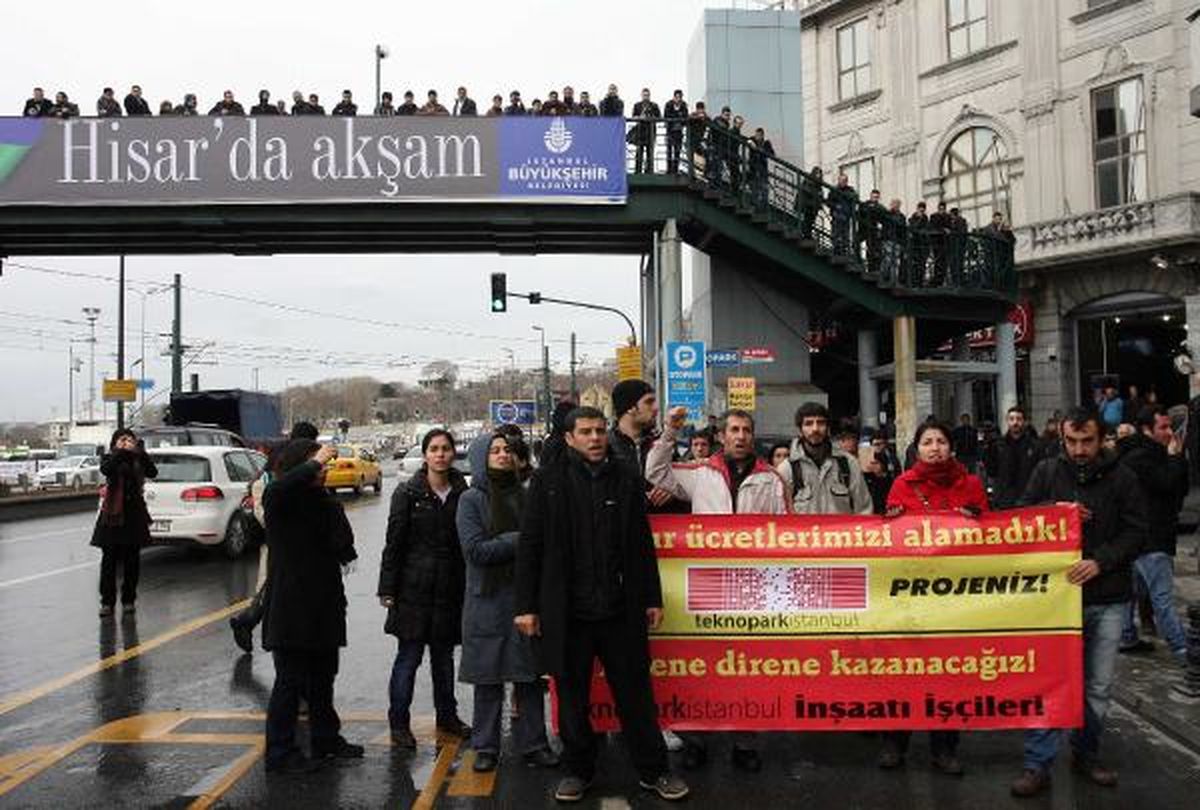 İşçilere Polis Müdahalesi: 3 Yaralı
