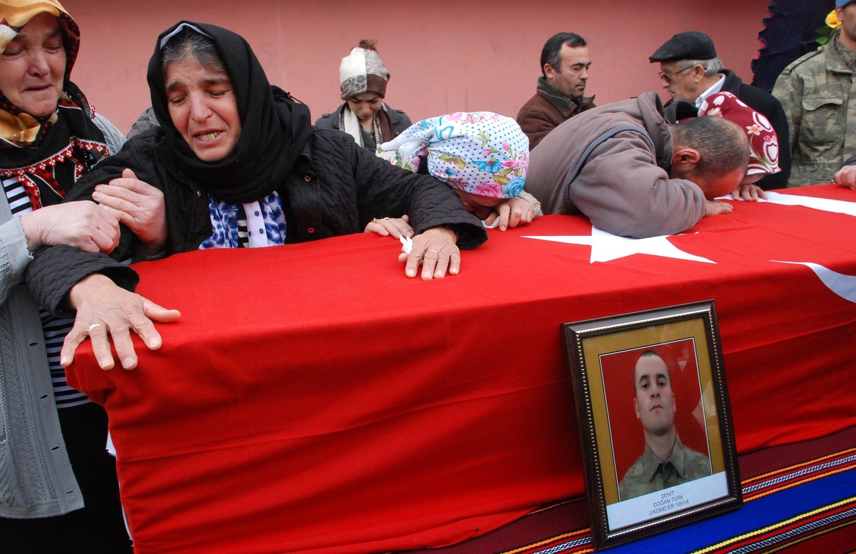 Kaza Kurşunuyla Ölen Asker Toprağa Verildi