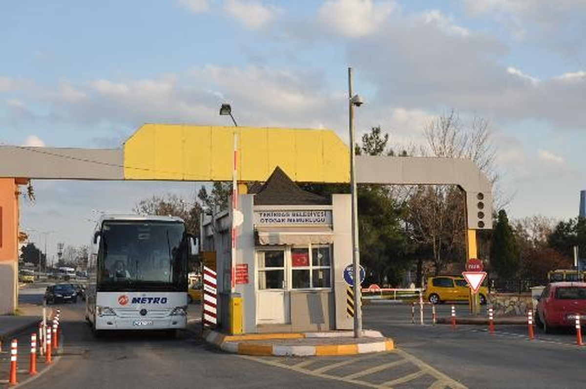 Tekirdağ Otogarına 200 Bin Araç Giriş Çıkış Yaptı