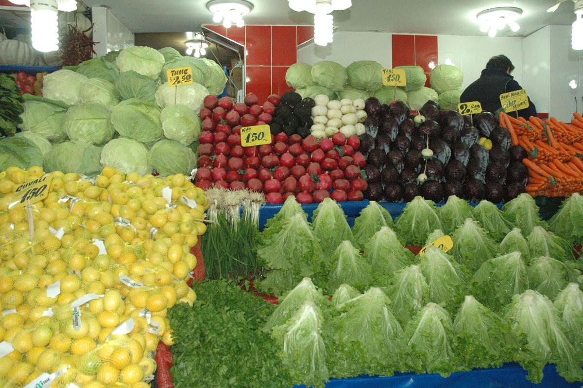 Trabzon\'da Meyve Sebze Fiyatları