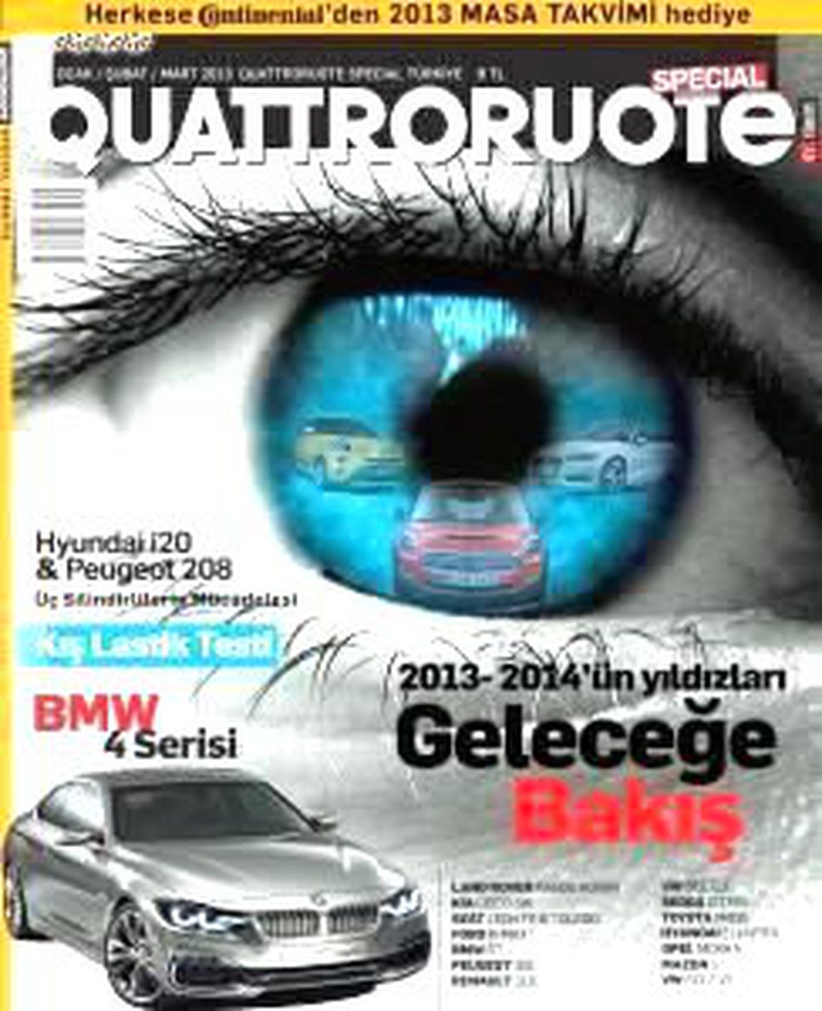 2013 Yenilikler Takvimi Quattroruote Special\'de