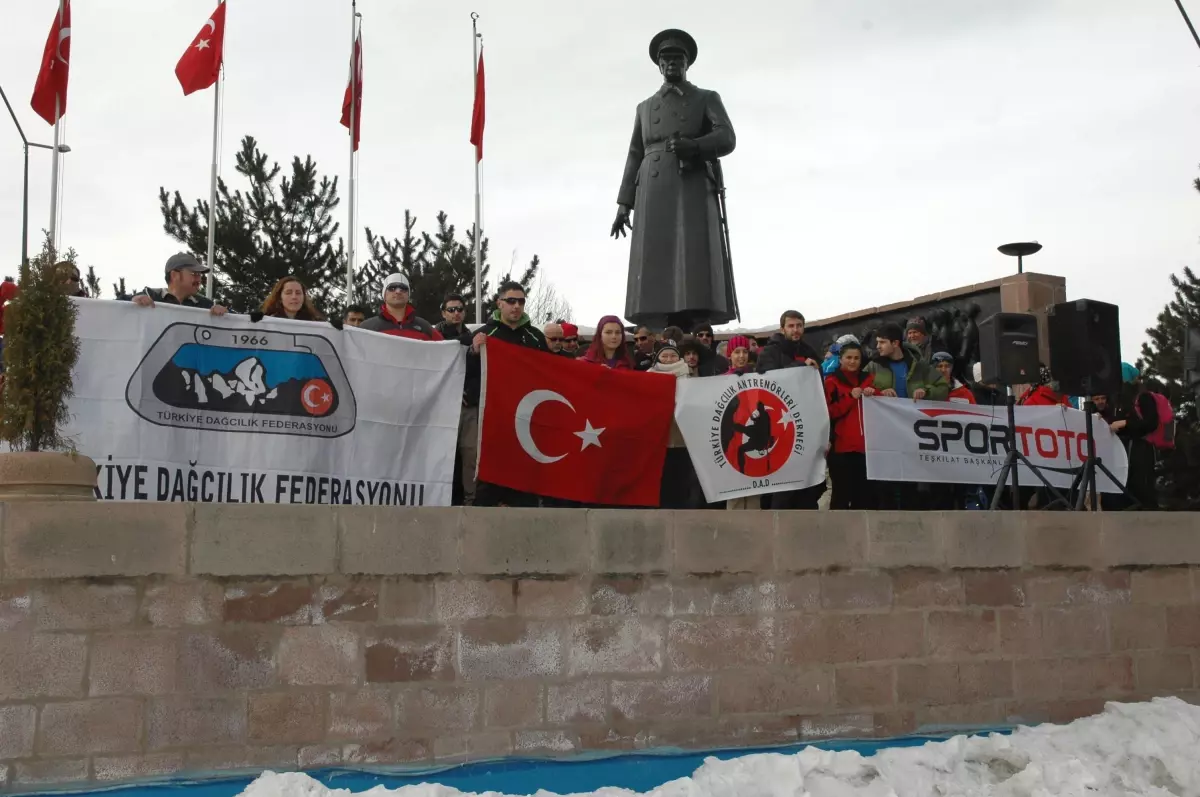 Dağcılar Kış Egitimi İçin Erzurum\'da...