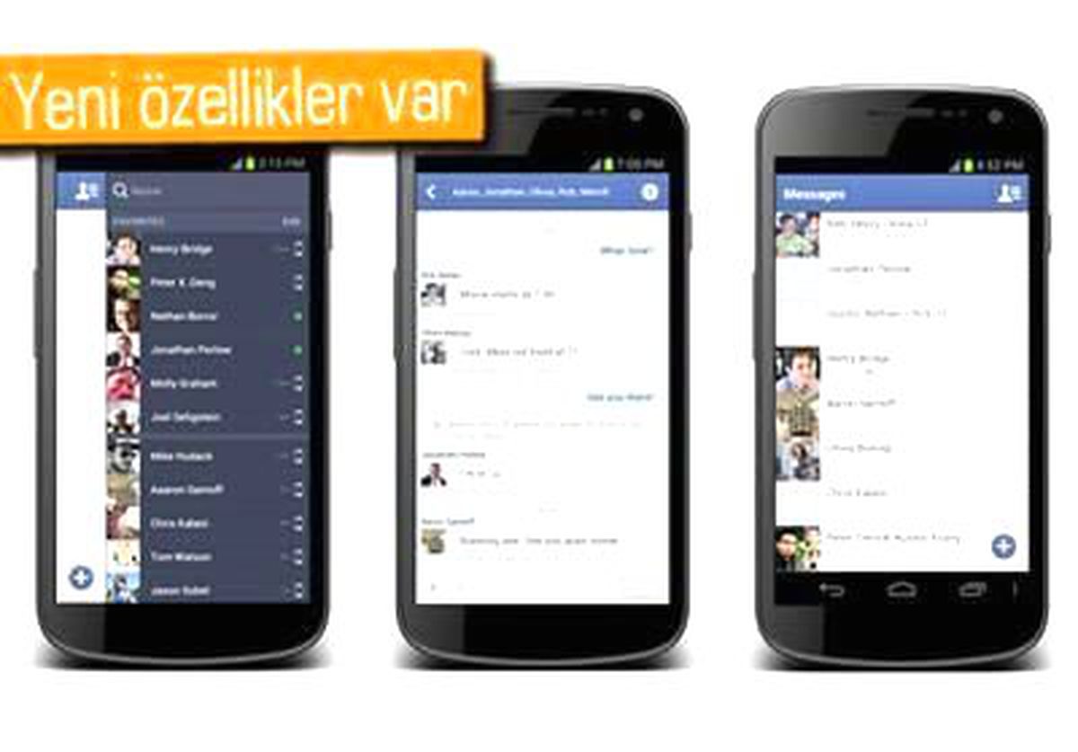 Facebook, Android\'de Güncellendi