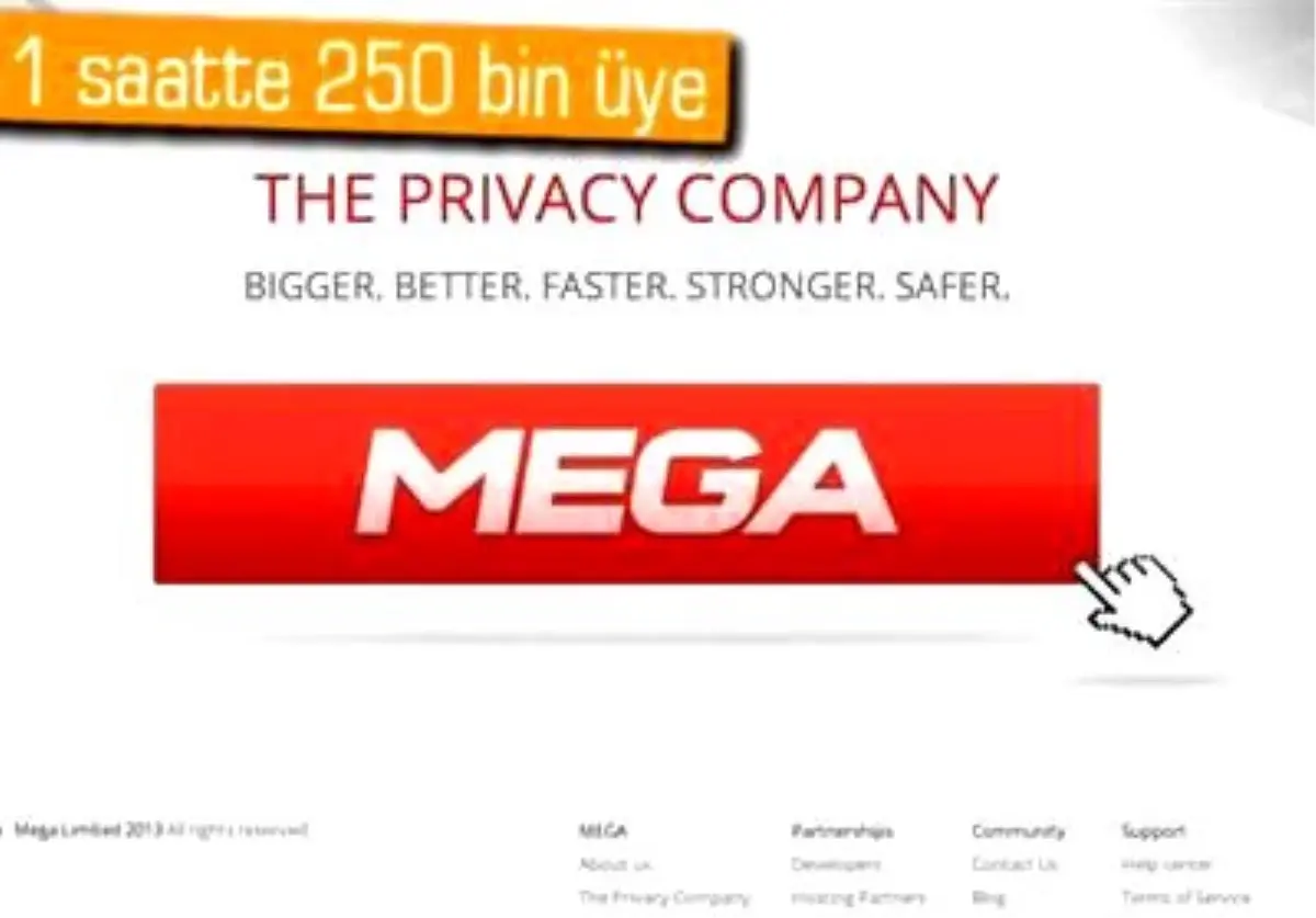 Megaupload\'ın Varisi \'Mega\' Yayın Hayatına Başladı