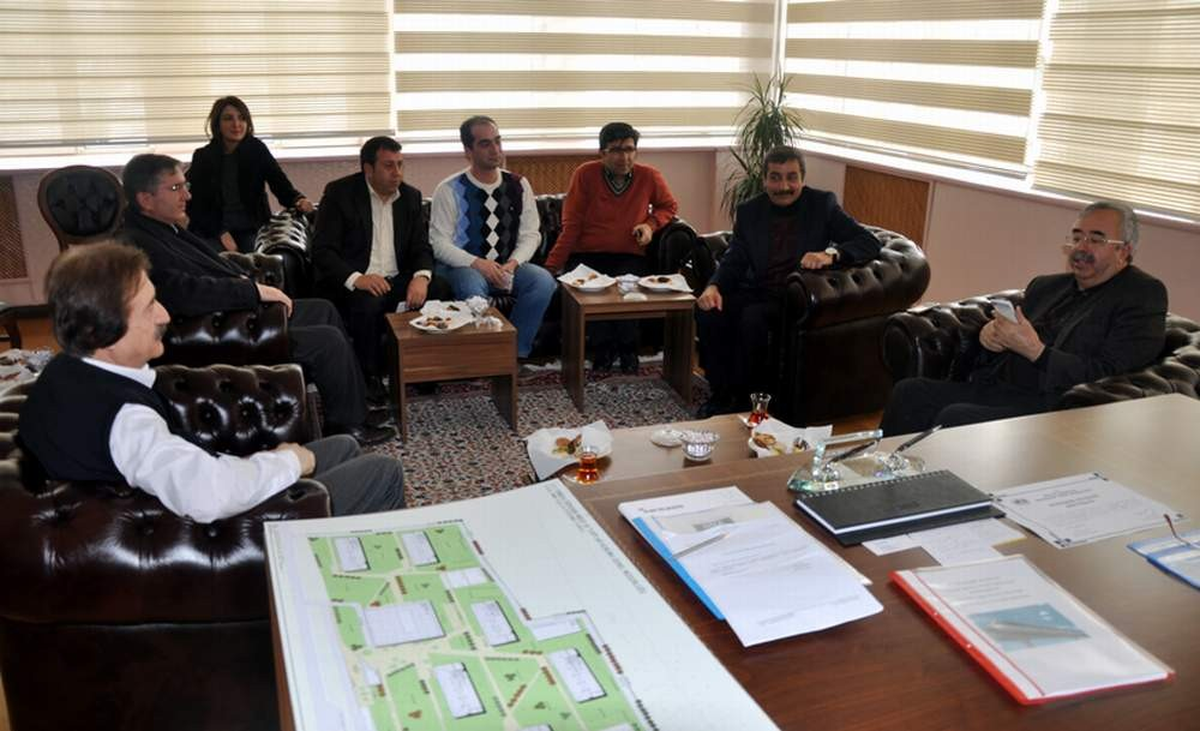 Habib Soluk\'tan Cü Rektörü Kocacık\'a Ziyaret