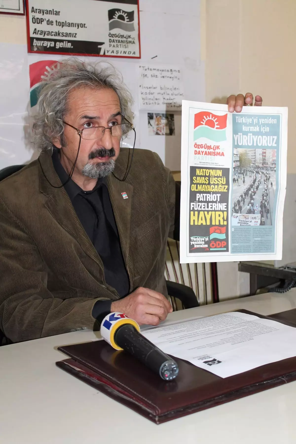 Kırşehir Ödp, Patriot Füzelerine 'Hayır' Dedi