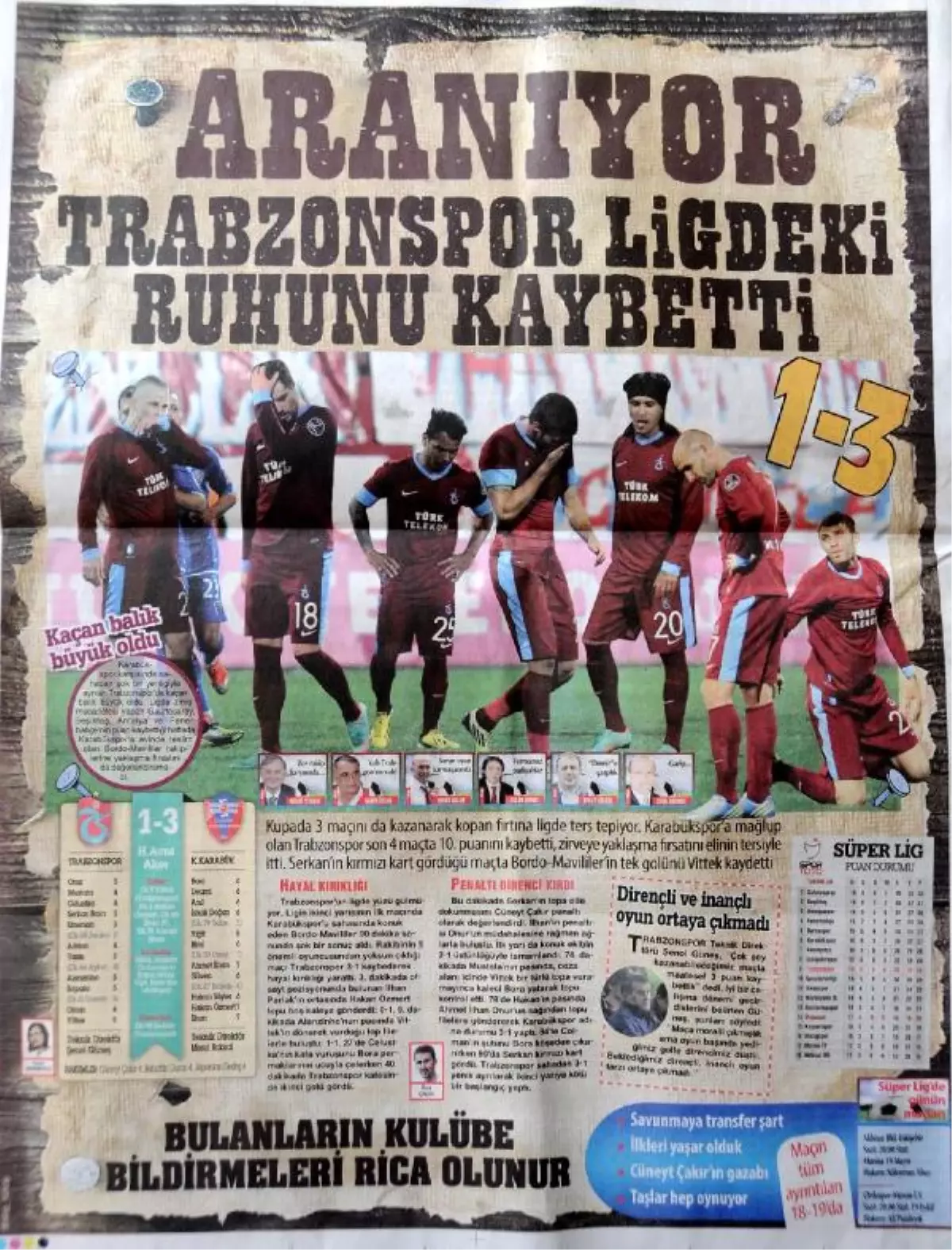 Trabzonspor\'un Kabus Sezonu