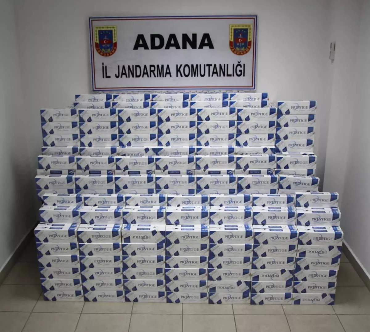 Adana\'da 9 Bin 790 Paket Kaçak Sigara Ele Geçirildi