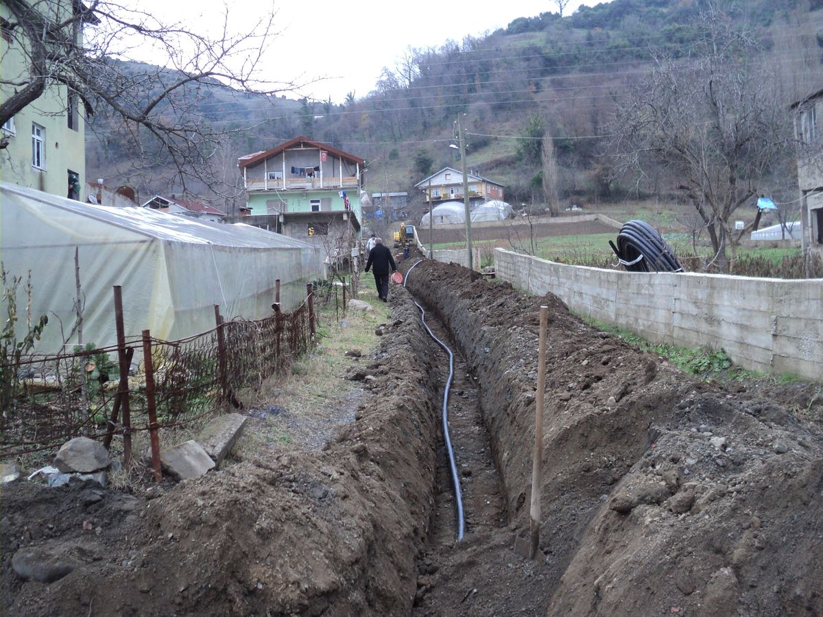 Kdz. Ereğli Belediyesi İçme ve Kullanma Suyu Hattı Döşedi