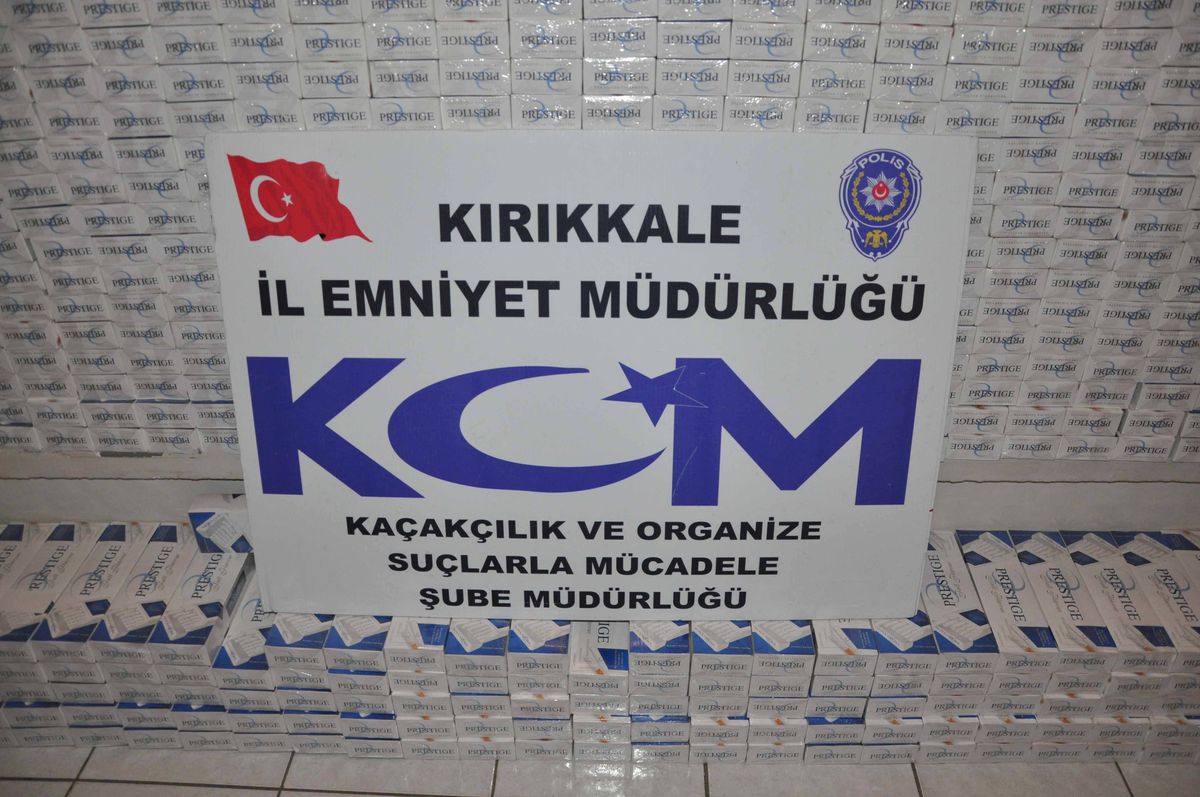 Kırıkkale\'de Kaçak Sigara Operasyonu