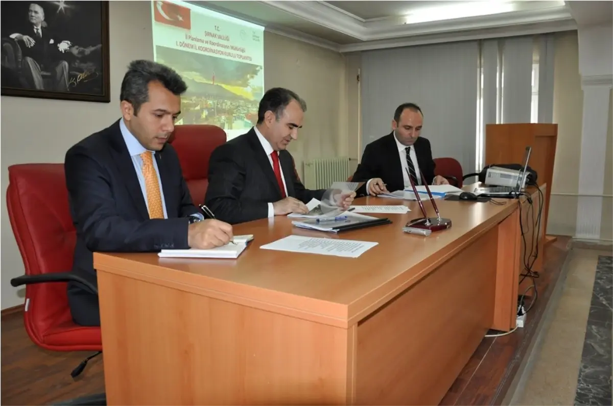 Şırnak\'ta İl Koordinasyon Toplantısı Yapıldı