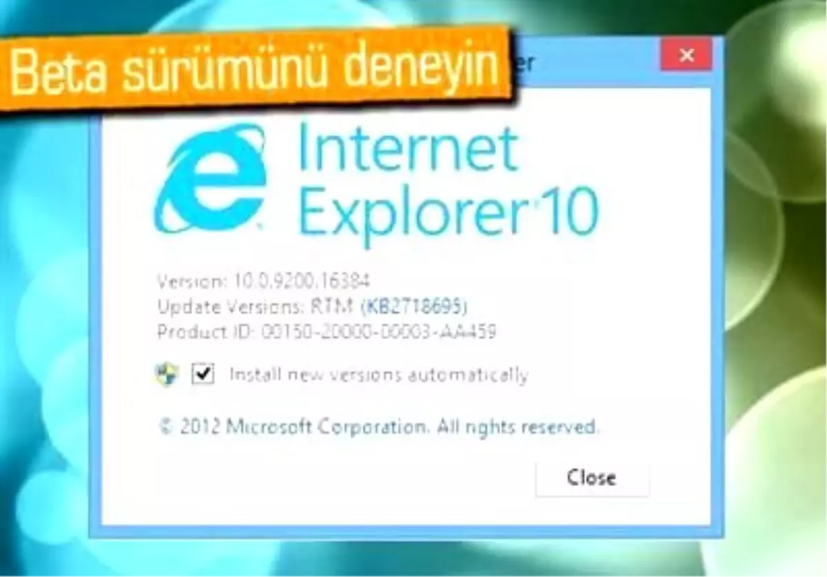 Windows 7\'ye Internet Explorer 10 Geliyor