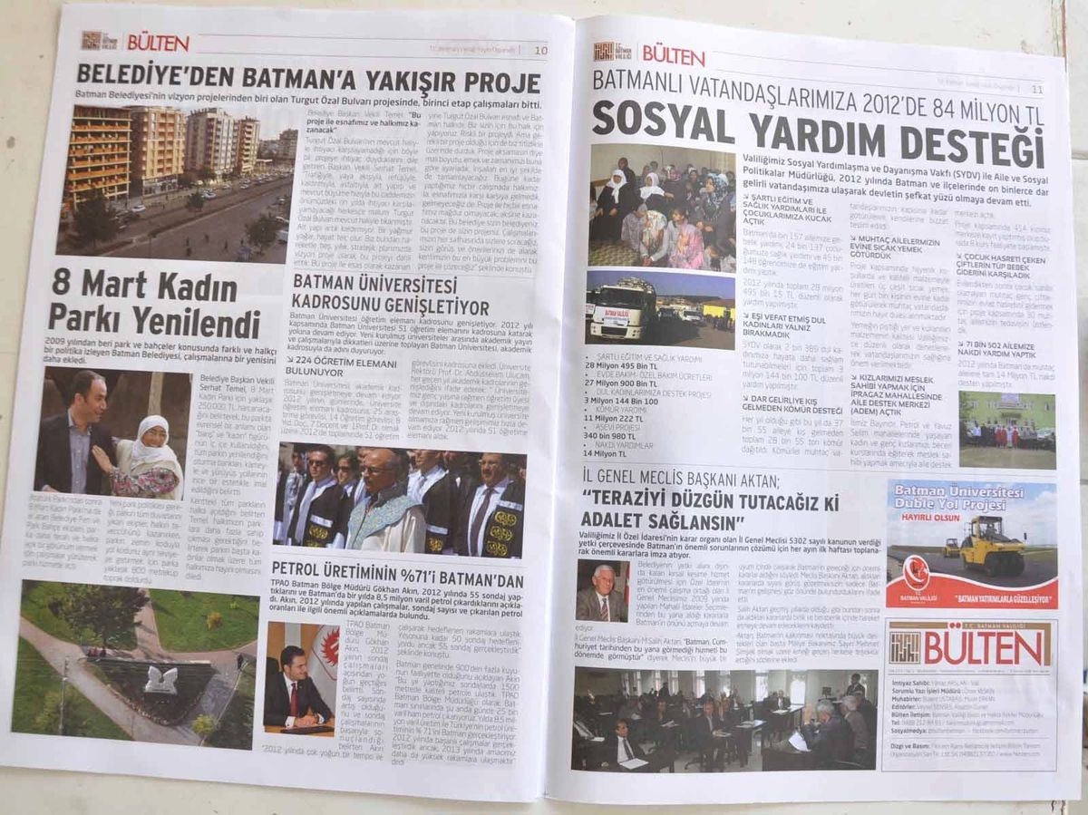 Batman Valiliği Bülten Çıkardı