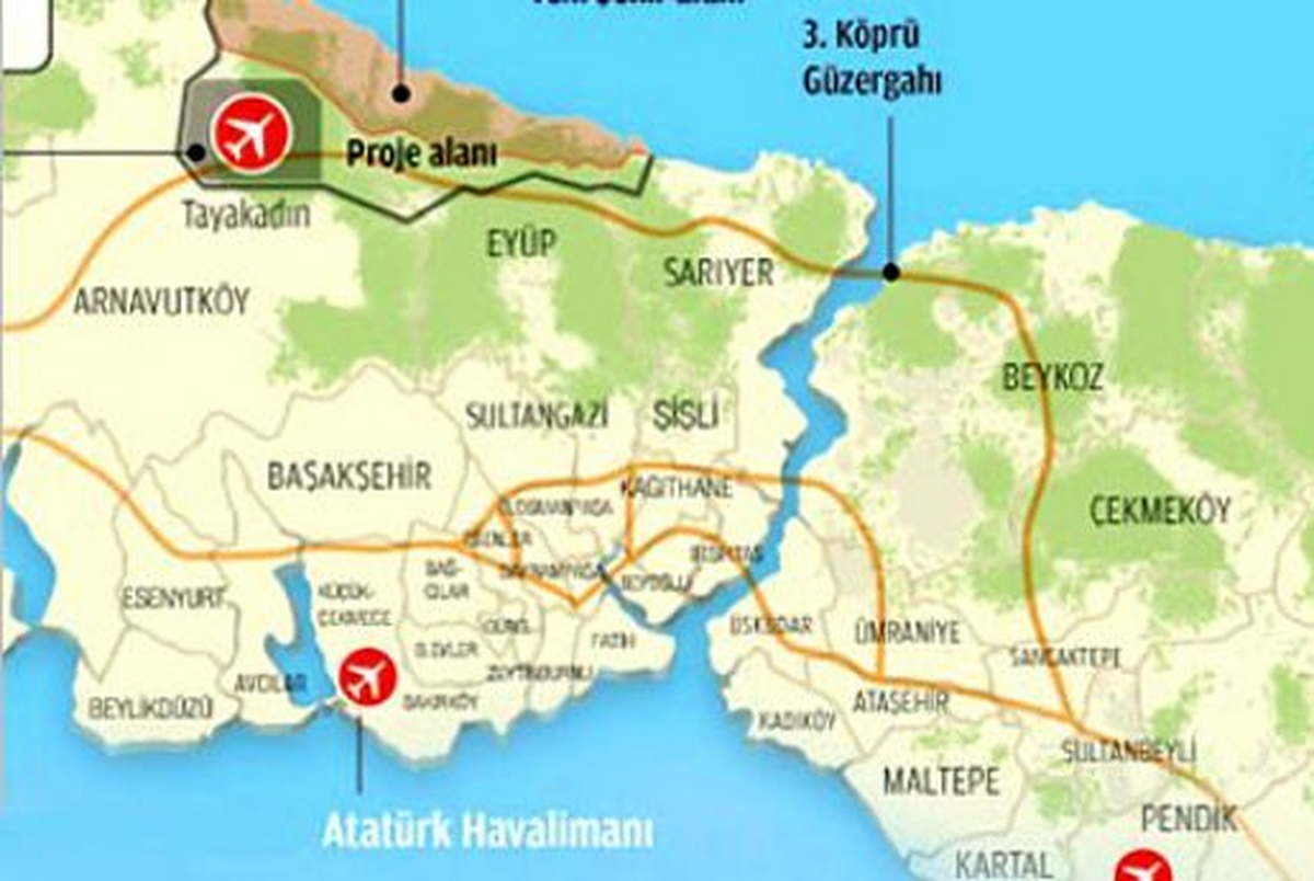 İstanbul\'a Yapılacak 3. Havalimanı