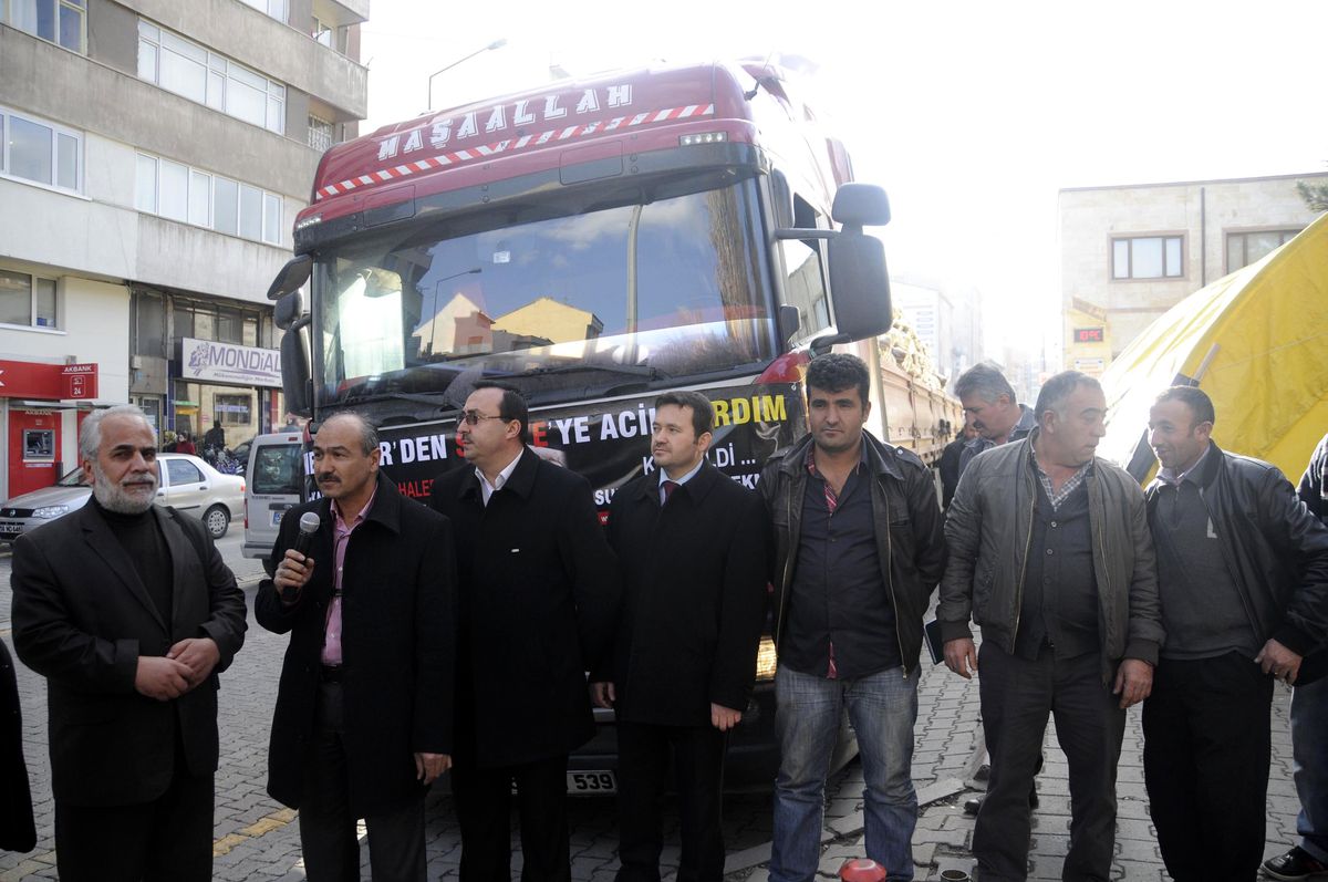 Nevşehir\'den Suriyelilere Patates Gönderildi